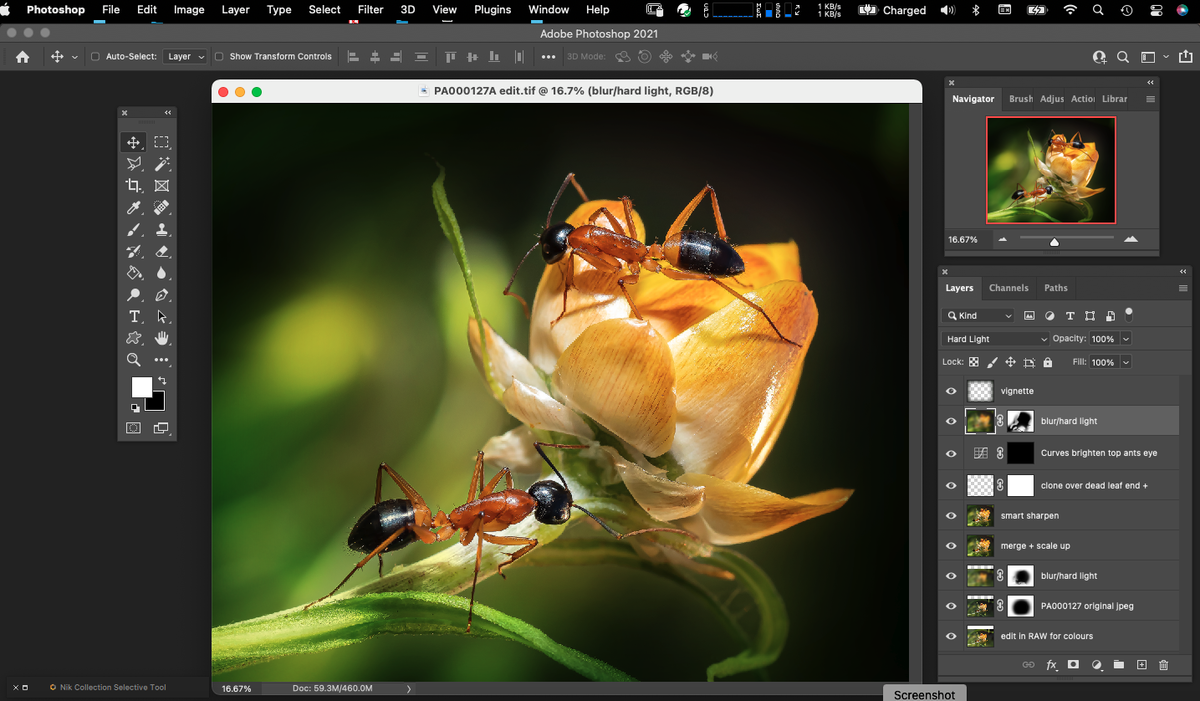 working file - screenshot