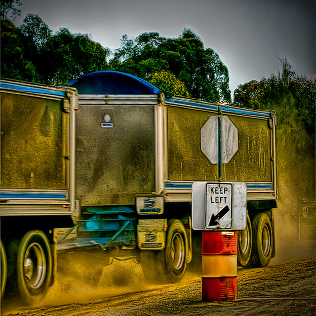 day 14. 50 days square crop. truck at the tip