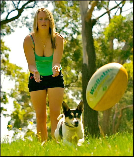 day 20. slice of life. tegan, katee & ball