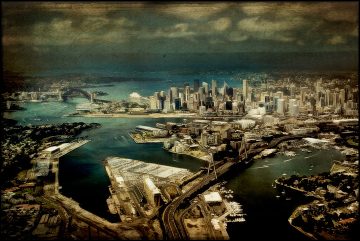 day 5. feb 08 overlays. sydney from the air