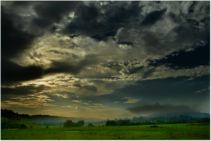 day 18. feb 08 slice of life. clouds over picton