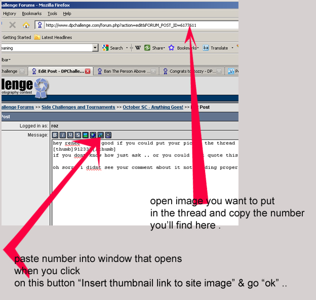 putting image in thread