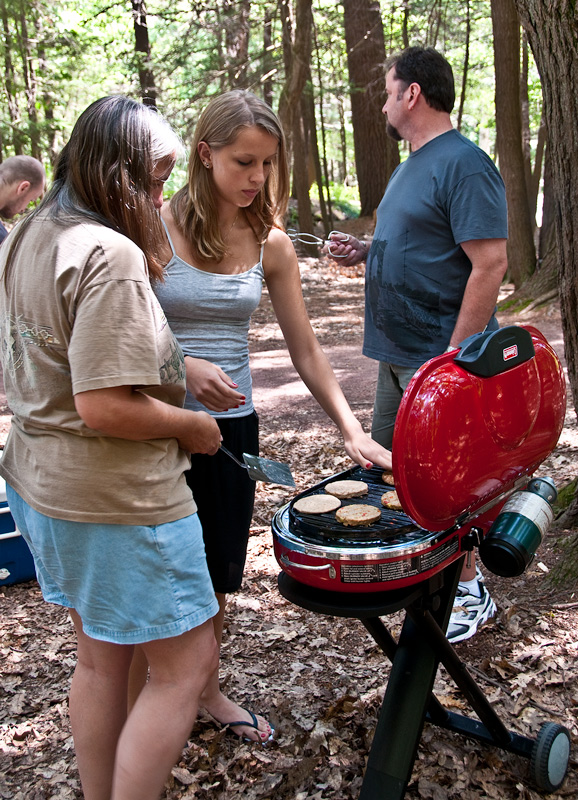 The Women Folk cooking
