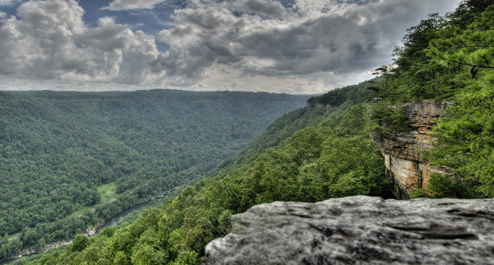 New River Gorge Panoramic HDR