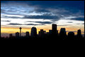 Day_09a: Calgary sunset over down town