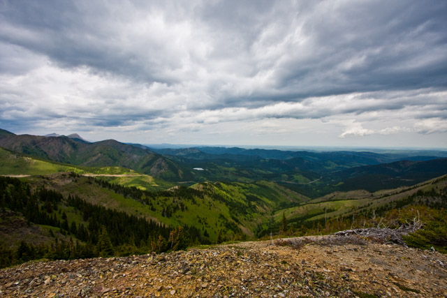 and even more foothills and prairies