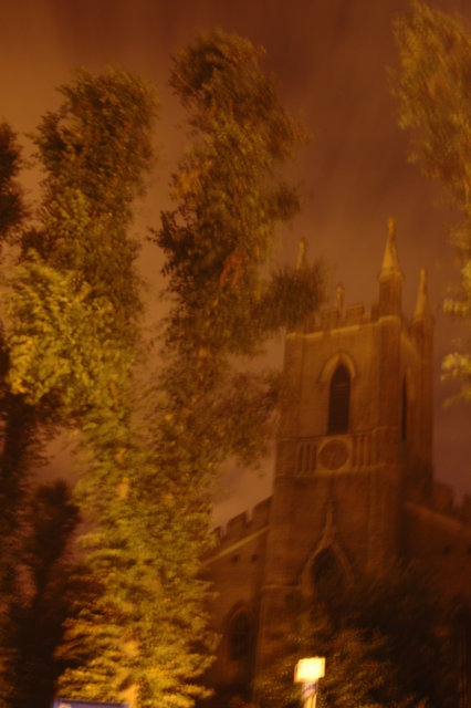 ghostly church