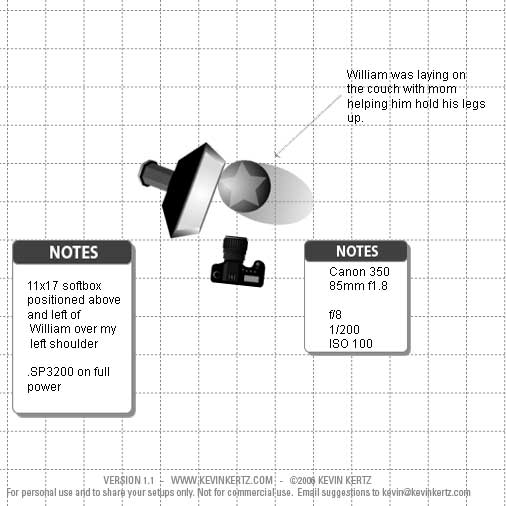 William Free Study Lighting setup