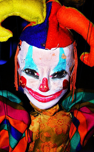 Antique Clown Puppet