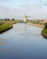 Windmill reflection