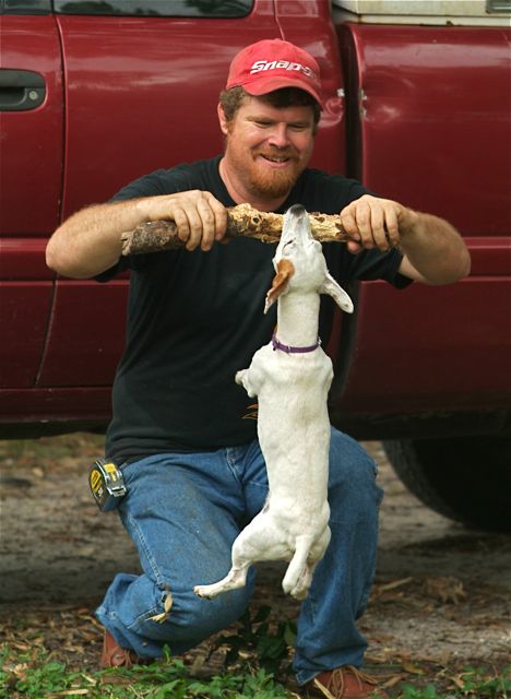 Scoobie the Sailor Dog.... and Robert