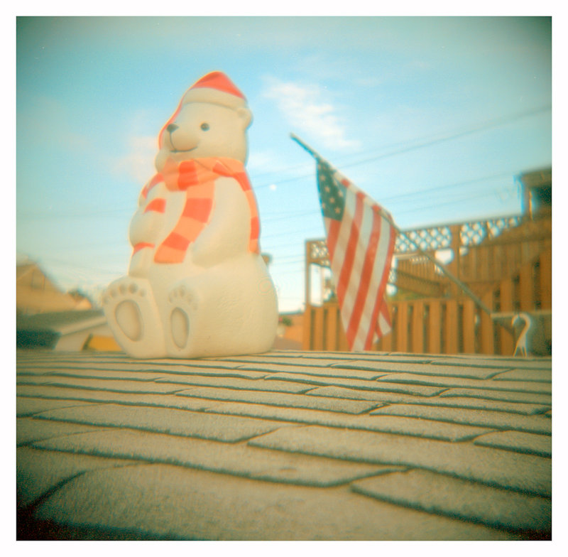 Patriotic Christmas Bear