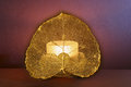 Gold Leaf Candle
