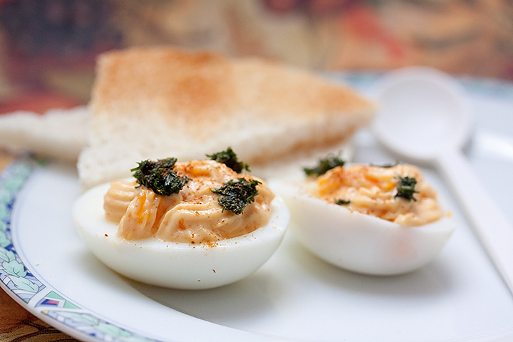 Food 14 - Filled eggs and toast