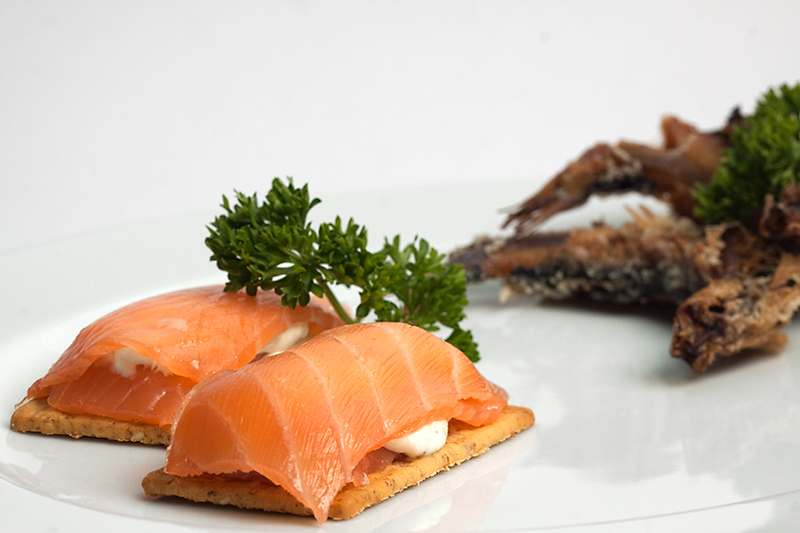 Food 17 - Salmon with vanilla creme