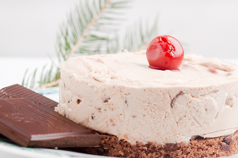 Food 50  - Cherry-ricotta mousse