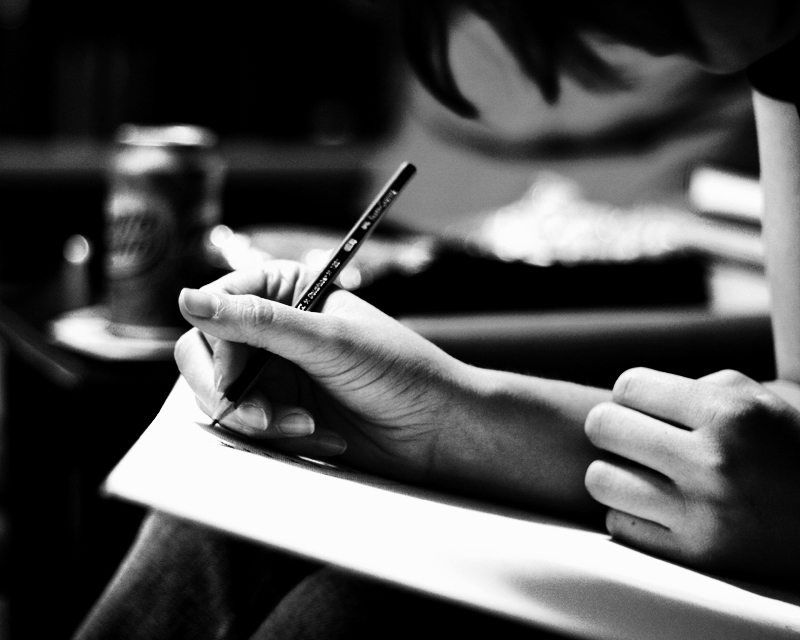 Artist at work