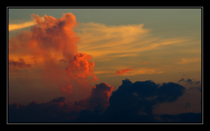 Smoke in the clouds