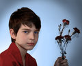 Griffin and Carnations