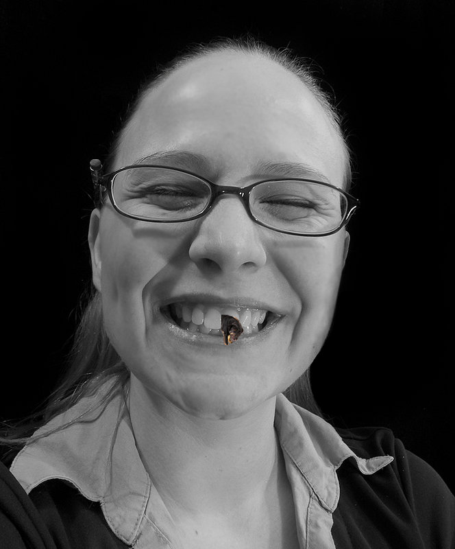 IS THERE SOMETHING IN MY TEETH?