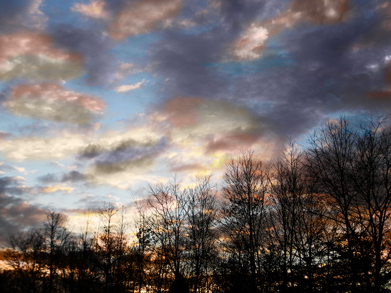 Sky Laden With Color