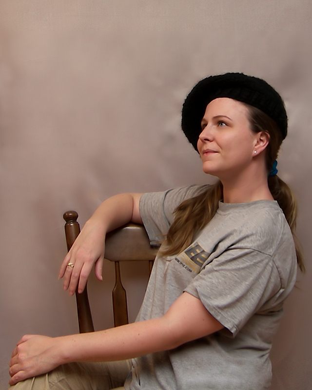 Portrait with single light
