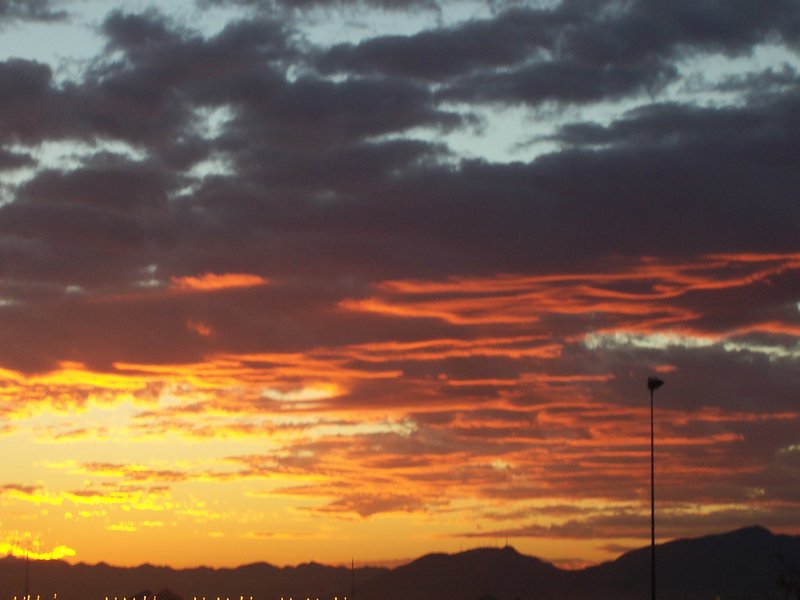 Nevada desert sunrise