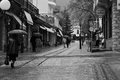 people with umbrellas (b&w 2008 #8)