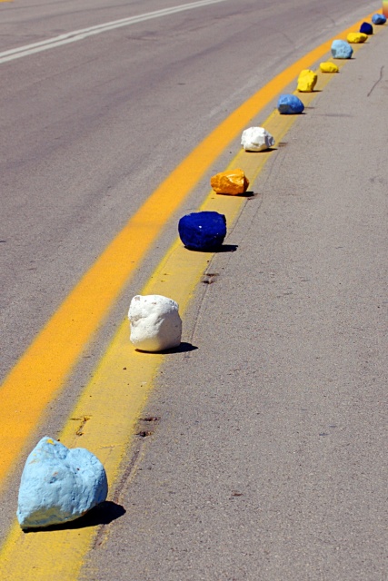 A Road (with Colored Rocks on) II