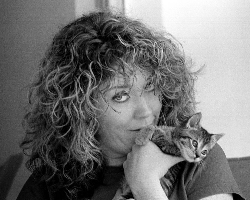 Woman & Kitten