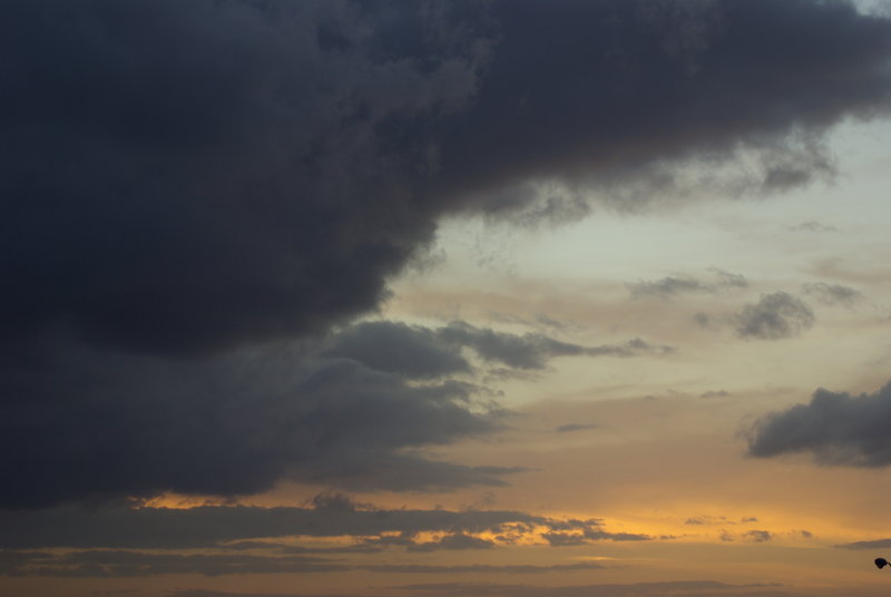 Sunset w/ clouds