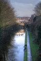 A picture of the canal in Chester, England