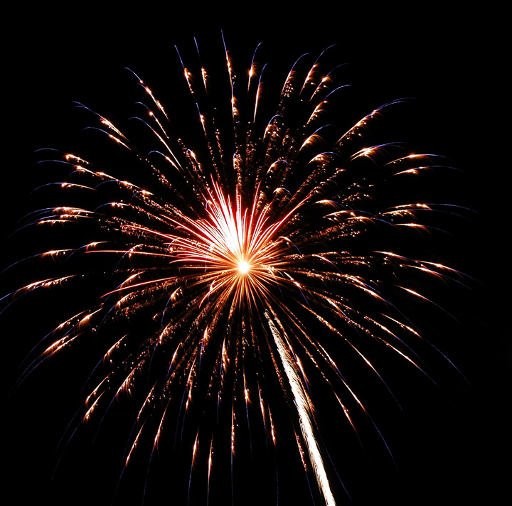 Red With Sparks