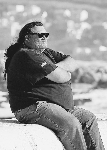 Sitting on the dock of the bay