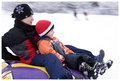 Tobogganing in Georgetown, Ontario