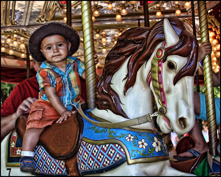 first trip on the merry go round