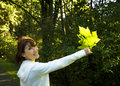 Leaf in the Sun