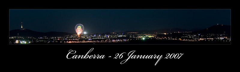 Canberra Fireworks