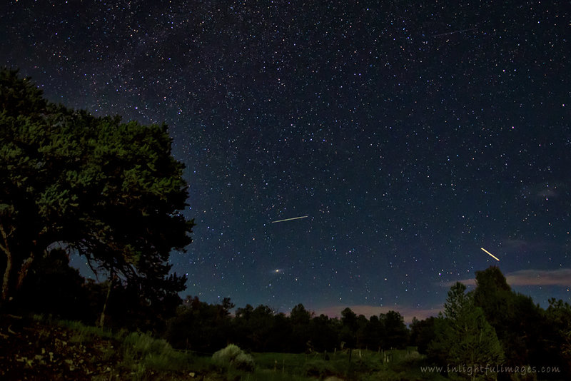 Perseid over Andromeda Galaxy