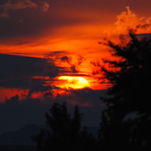 Day 11: Another Sunrise Through Clouds