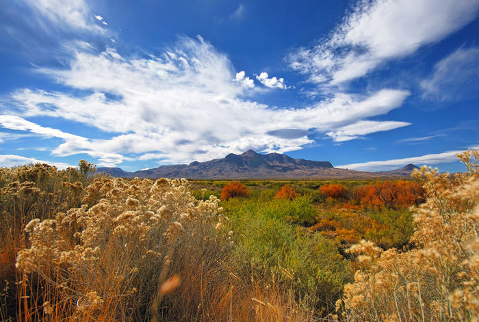 M Mountain (Socorro Peak) in the fall