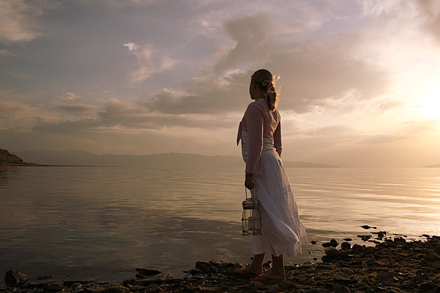 Kyrsten at the lake.