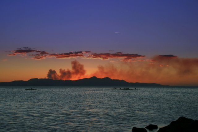 Sunset at the Great Salt Lake