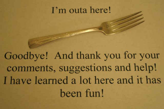 Day 30 '  Goodbye!  It's been fun!