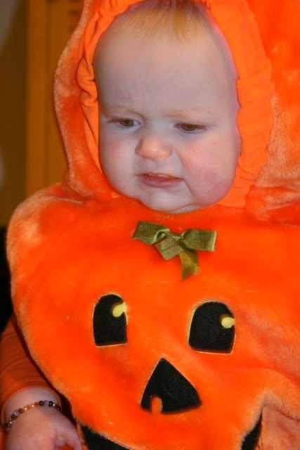 Slice of Life - Day 31 - Baby Miriam as a Pumpkin