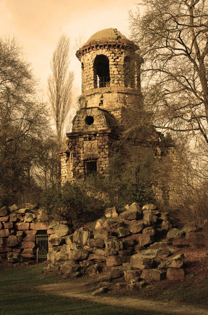 Sepia tower