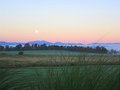 Pink Moonset Over the Adirondacks