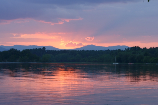 Sunset at Button Bay Inlet