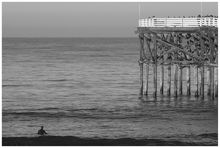 Lone Swimmer & Crystal Pier