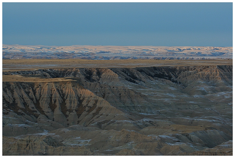 Badlands in Twilight